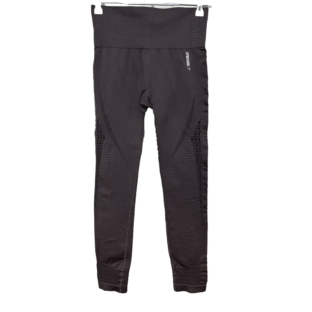 Gymshark Women's Med Gray Tight Legging Activewear Seamless Pant‎ Workout Gym